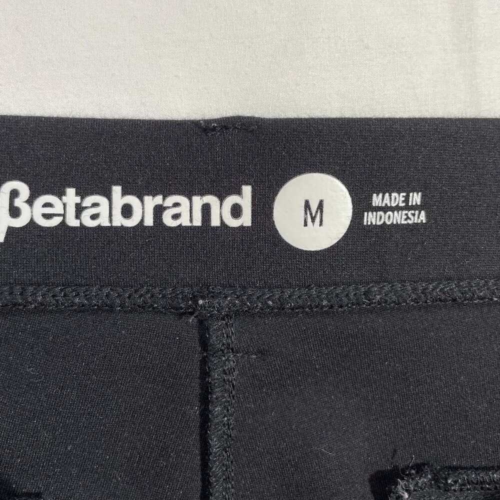 Betabrand Classic Dress Pants Yoga Comfort Pull On Straight Leg Size M - Picture 14 of 15